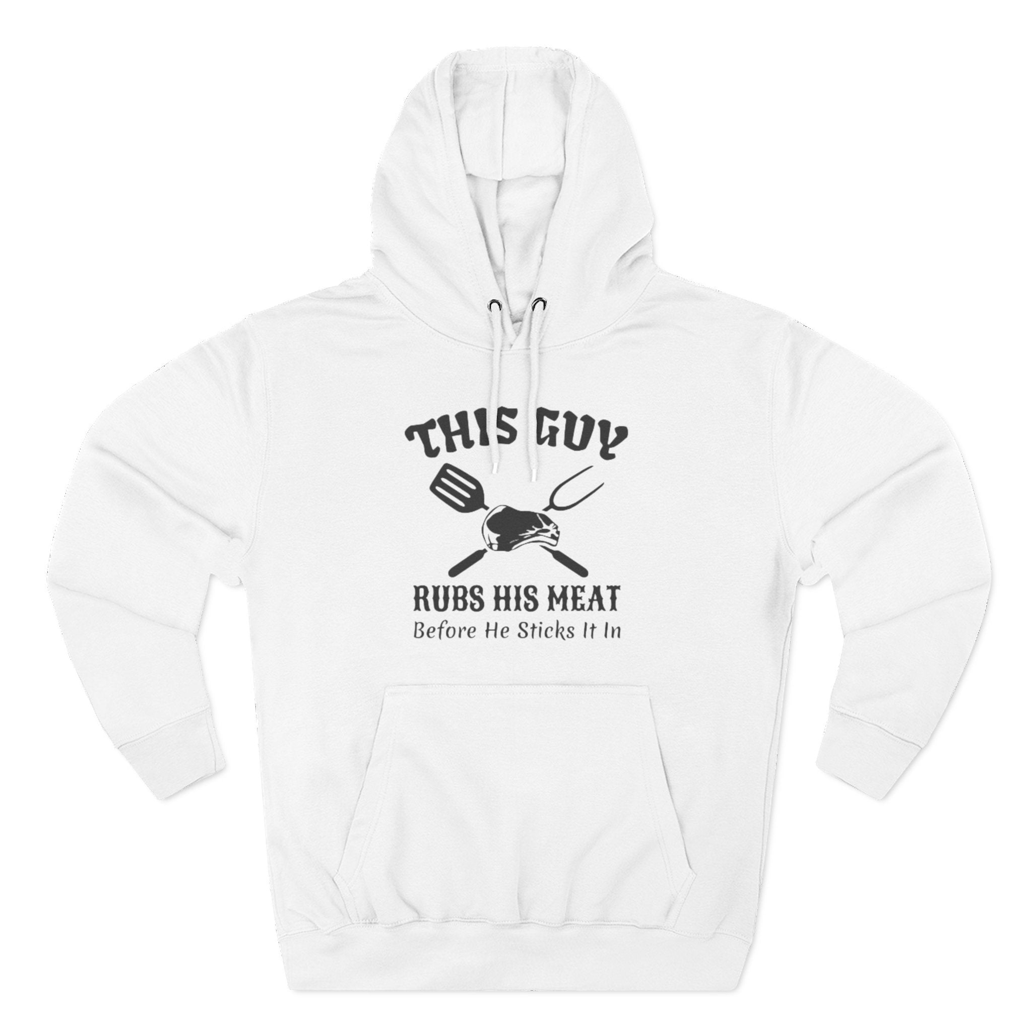 Three-Panel Fleece Hoodie