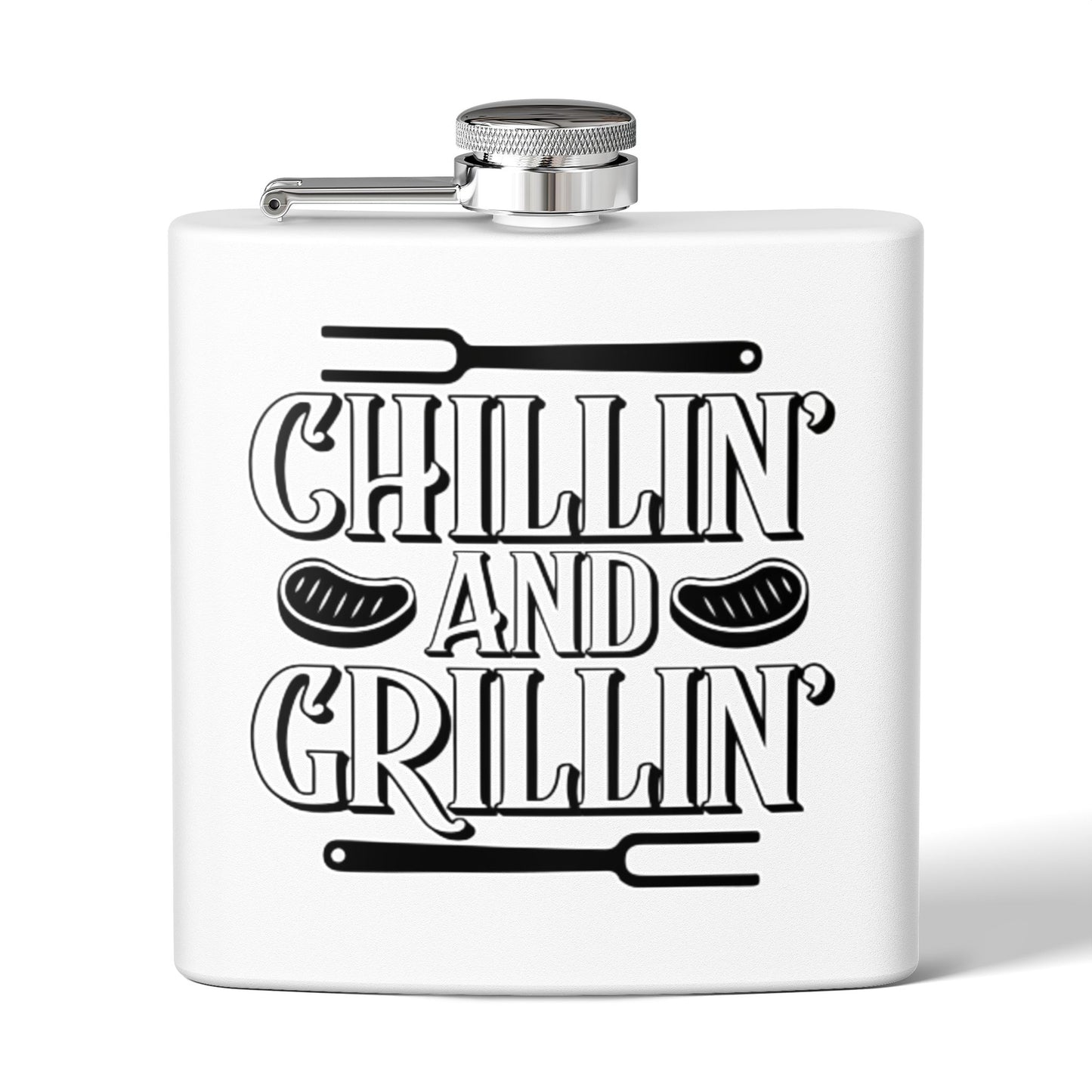 Stainless Steel Flask, 6oz