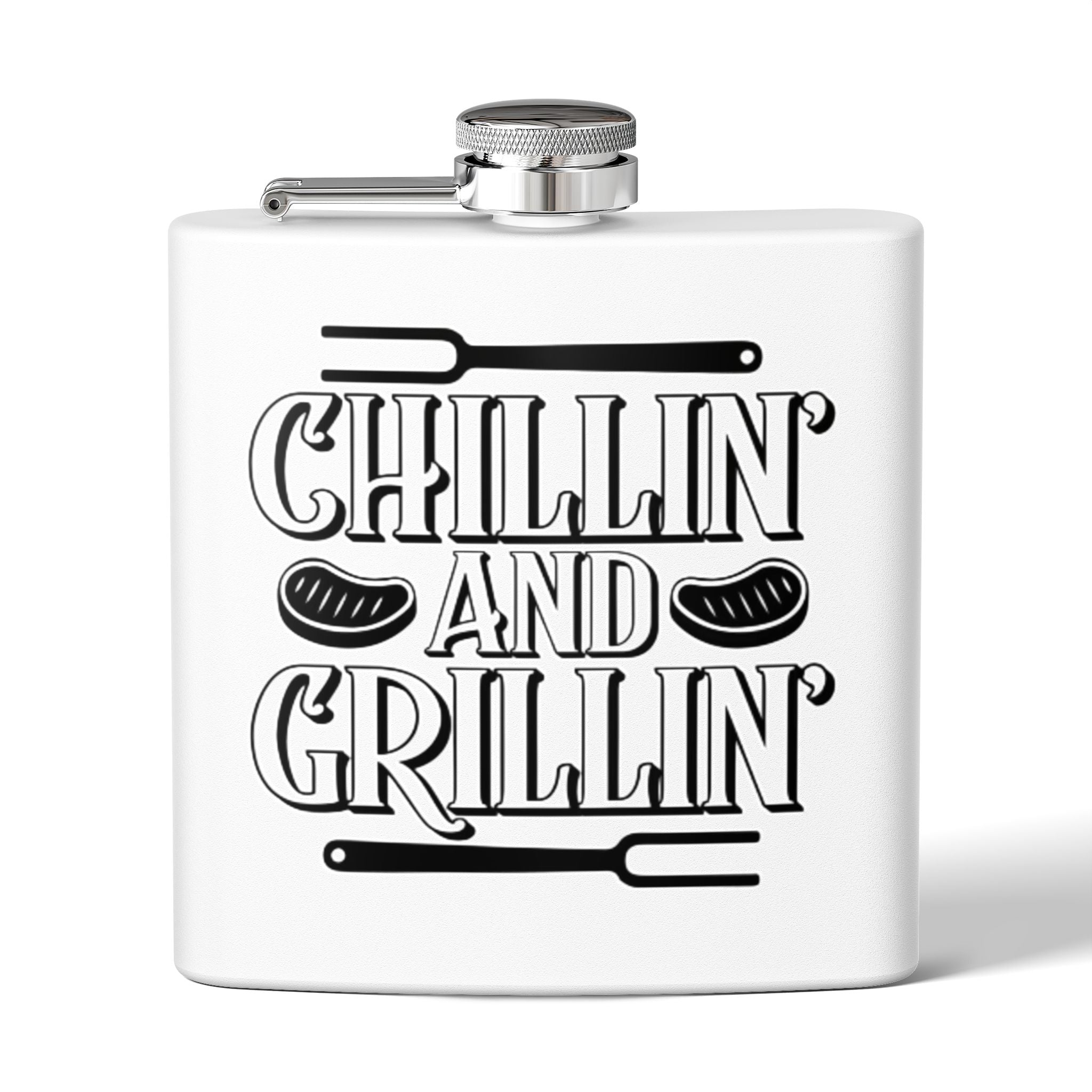 Stainless Steel Flask, 6oz