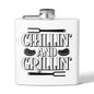 Stainless Steel Flask, 6oz