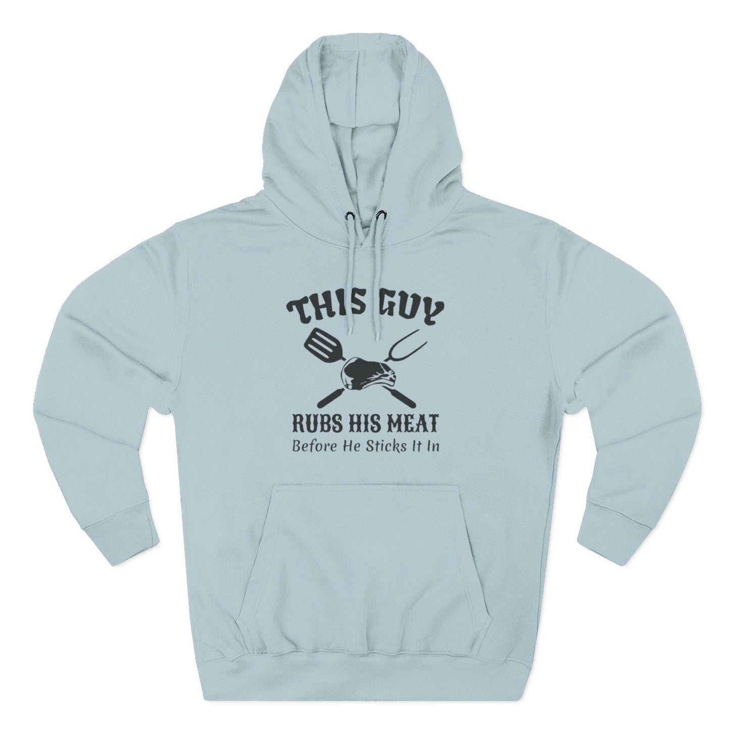 Three-Panel Fleece Hoodie