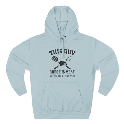 Three-Panel Fleece Hoodie