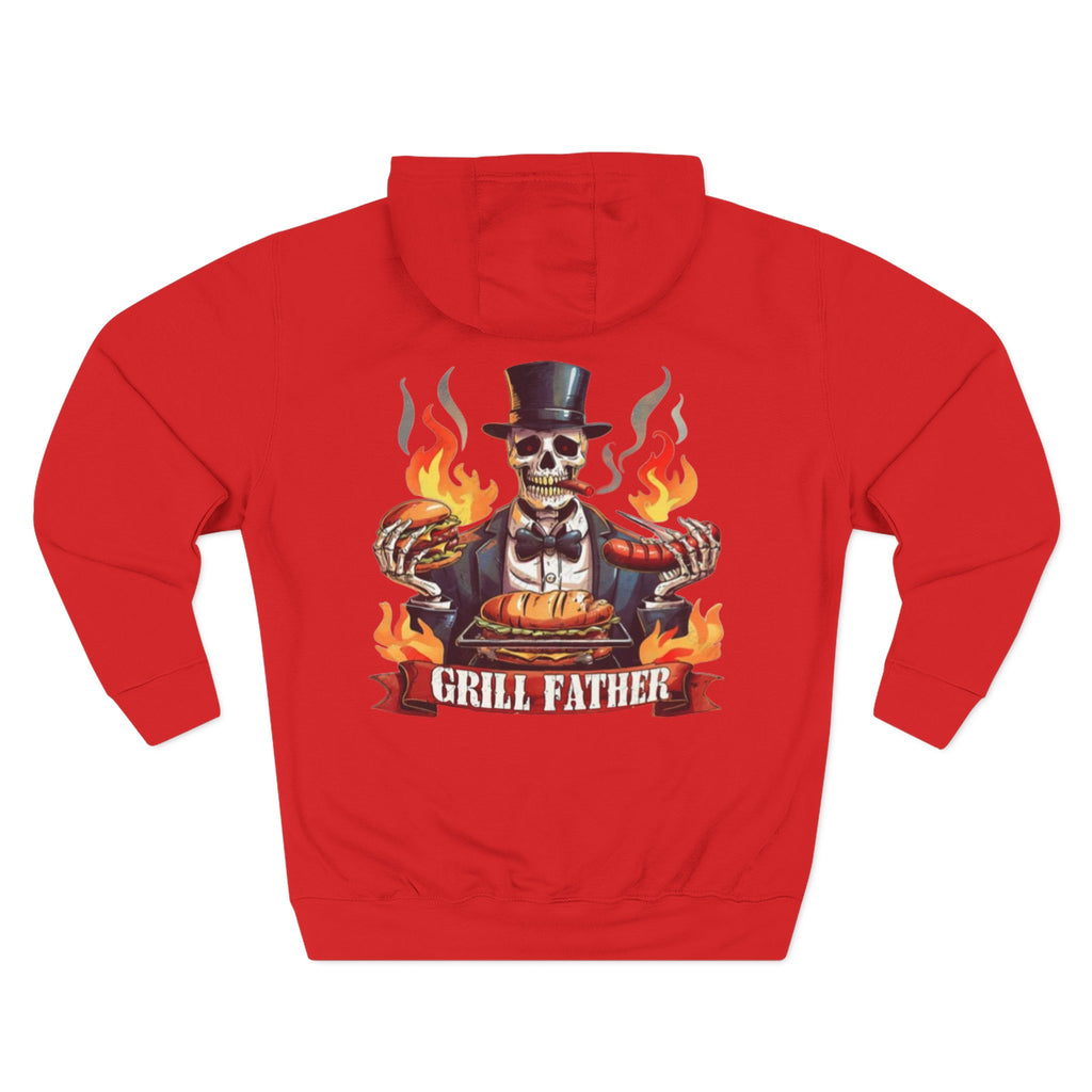 Three-Panel Fleece Hoodie
