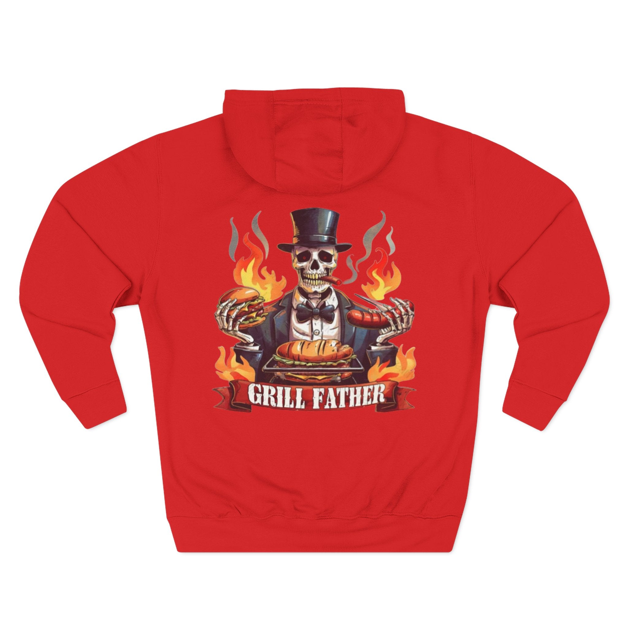 Three-Panel Fleece Hoodie