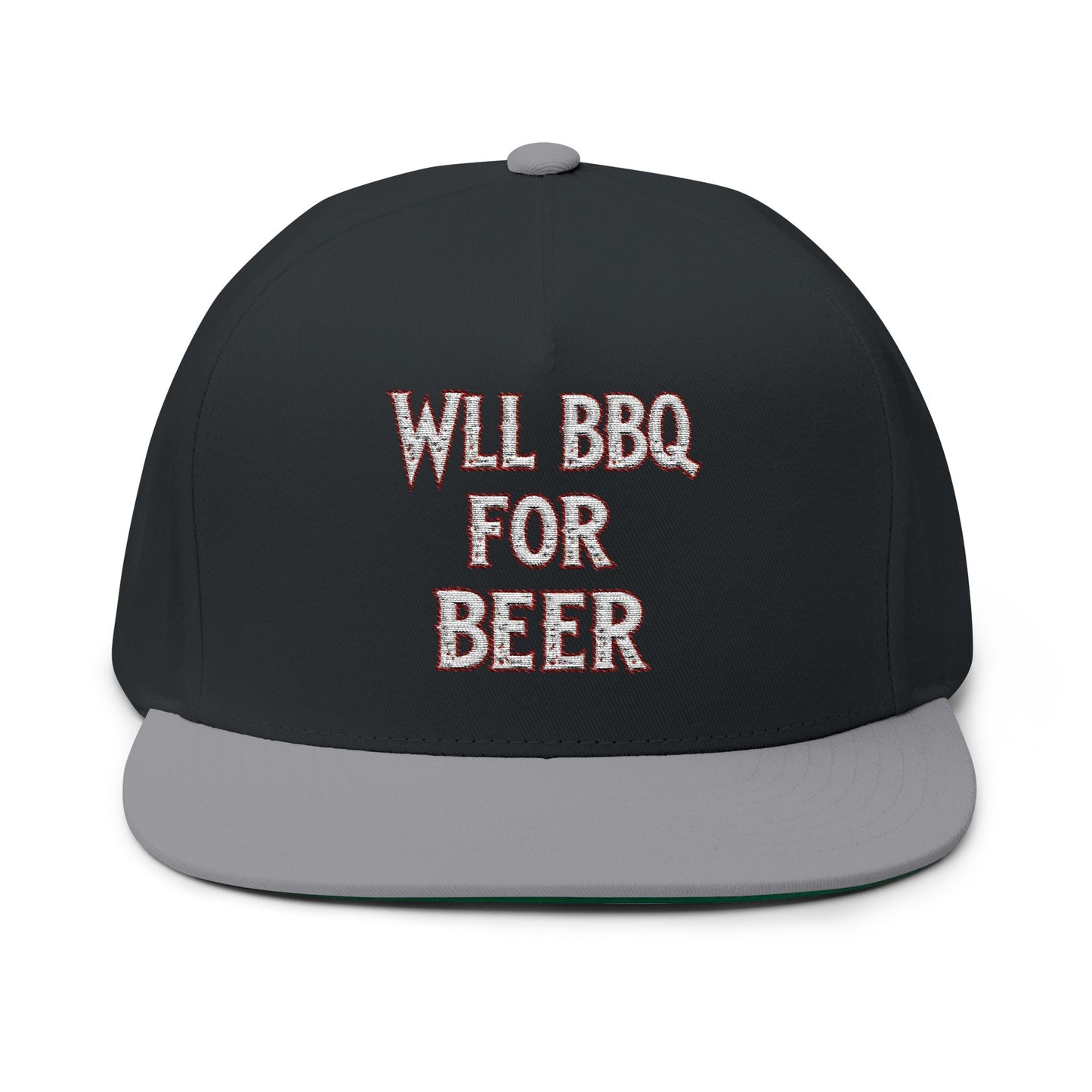 Flat Bill Cap (Embroidery)