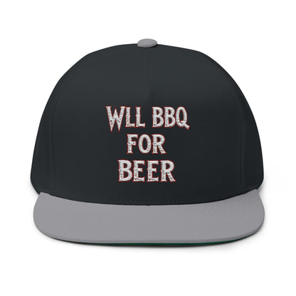 Flat Bill Cap (Embroidery)