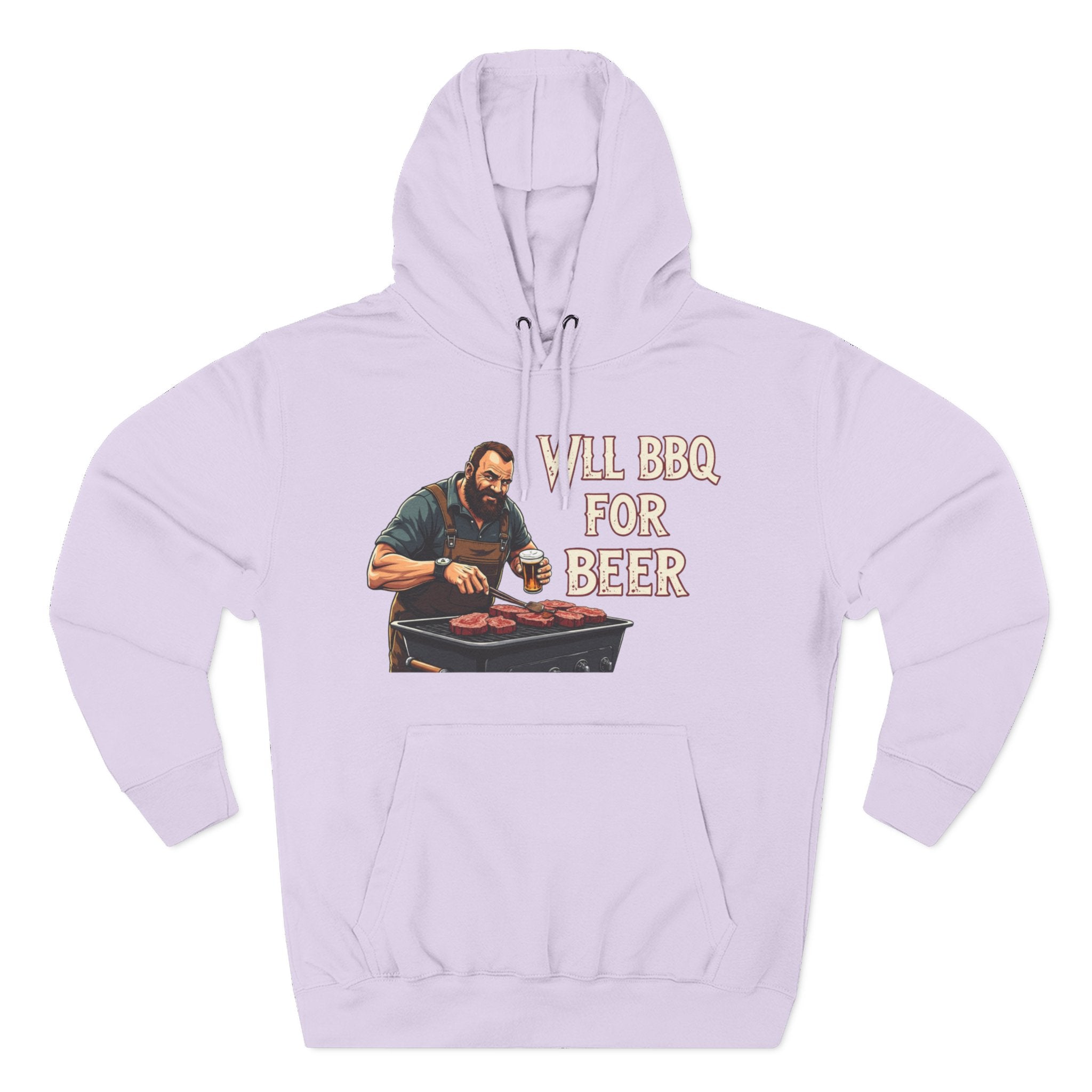 Three-Panel Fleece Hoodie