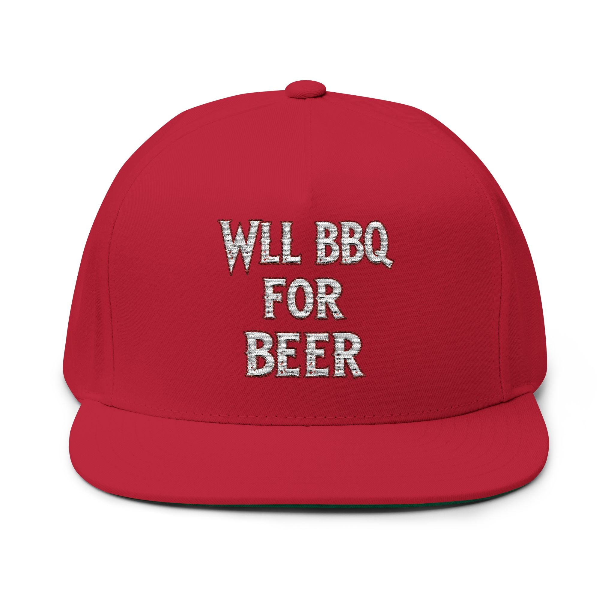 Flat Bill Cap (Embroidery)