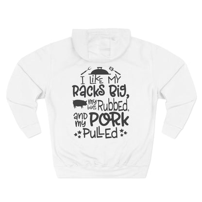 Three-Panel Fleece Hoodie