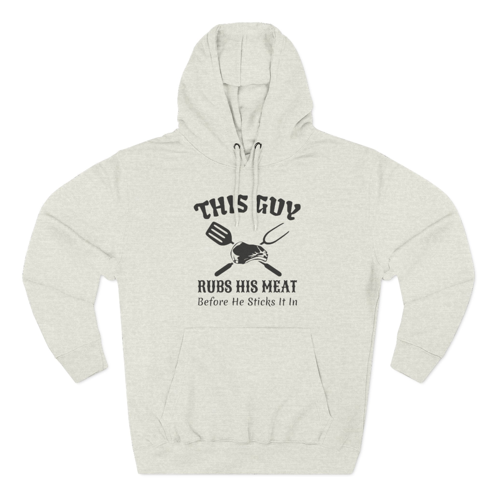Three-Panel Fleece Hoodie