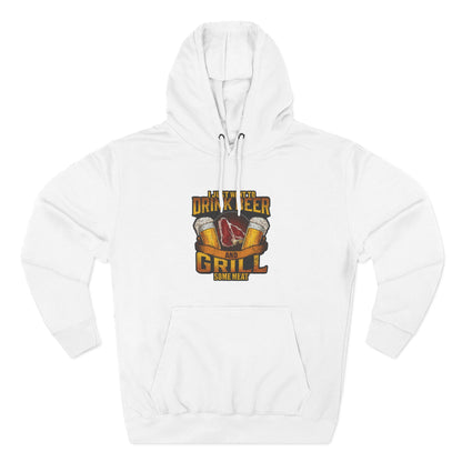 Three-Panel Fleece Hoodie