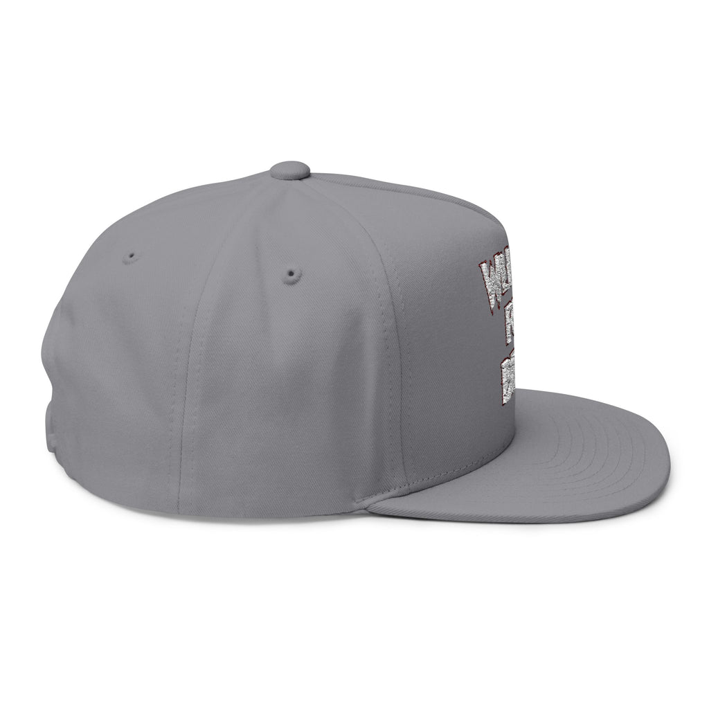 Flat Bill Cap (Embroidery)