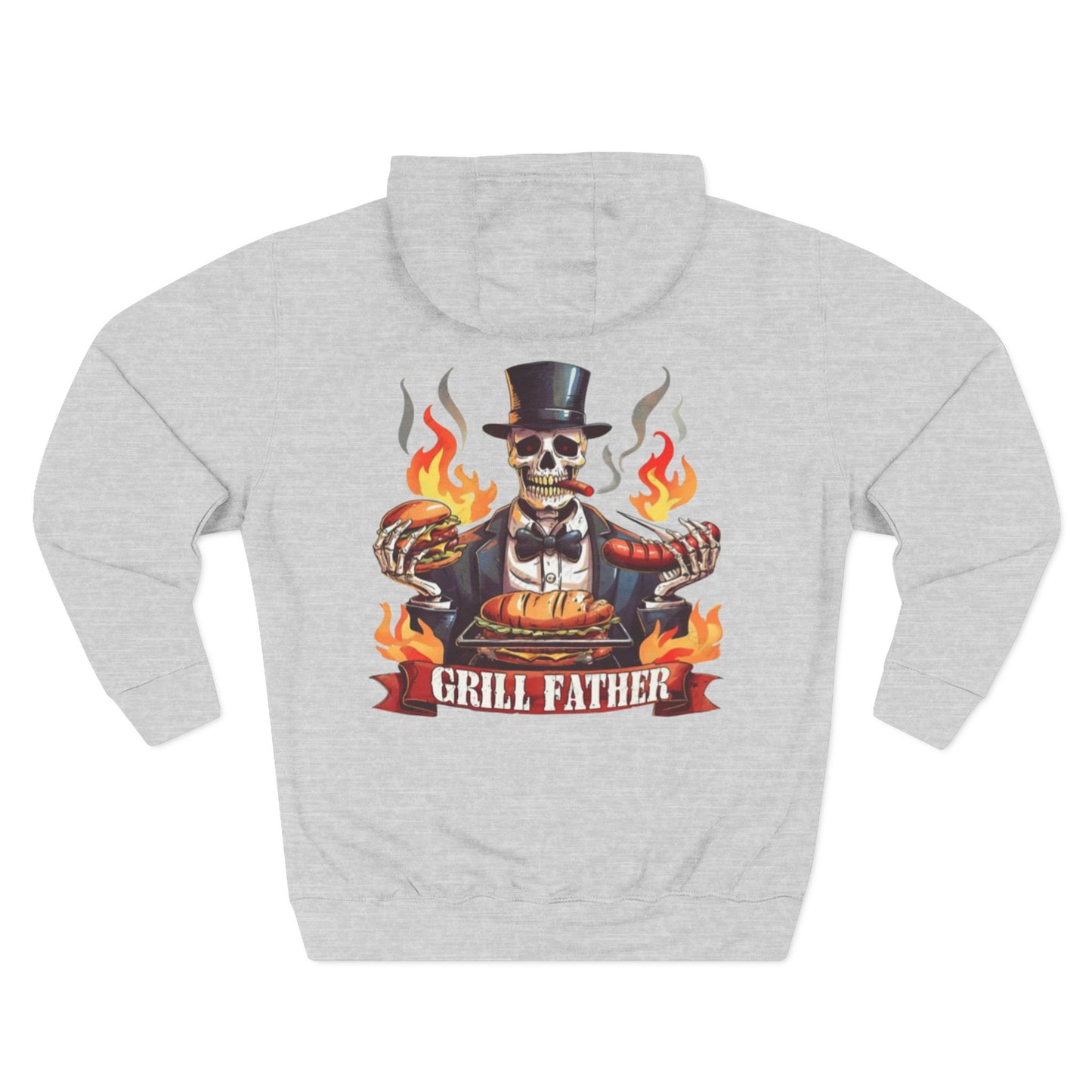 Three-Panel Fleece Hoodie