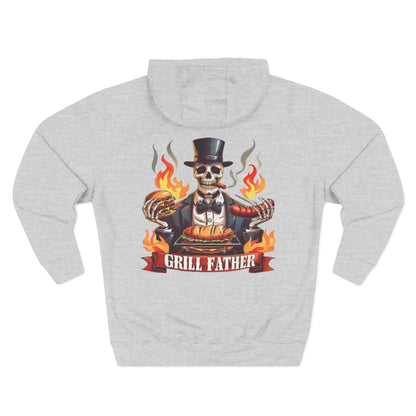 Three-Panel Fleece Hoodie