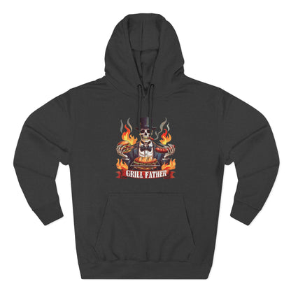 Three-Panel Fleece Hoodie