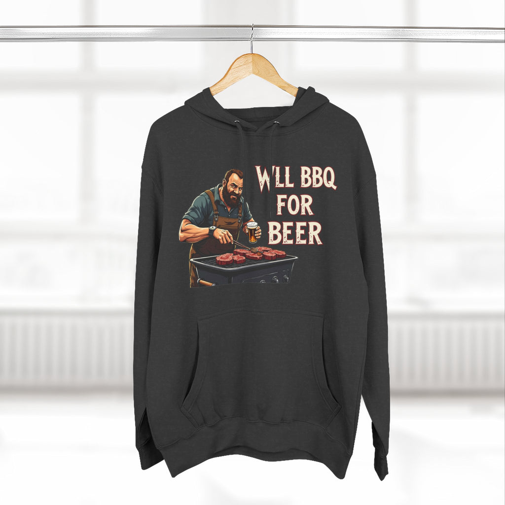 Three-Panel Fleece Hoodie