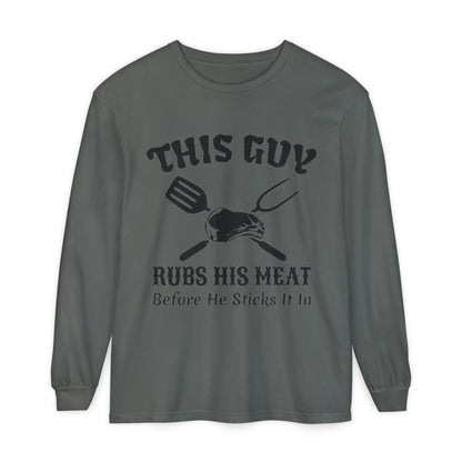 Unisex Garment-dyed Long Sleeve T-Shirt