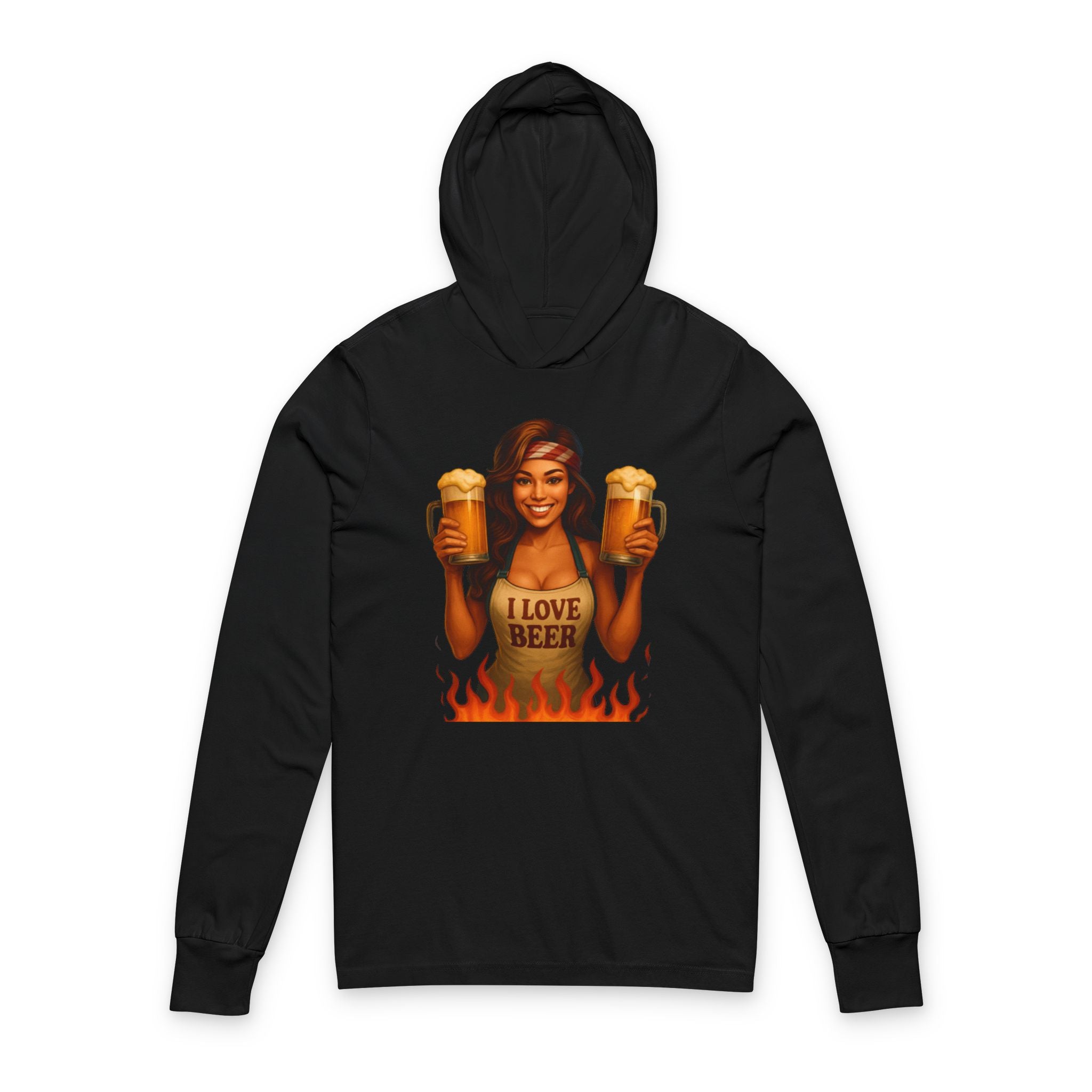 Unisex Hooded Long Sleeve Tee