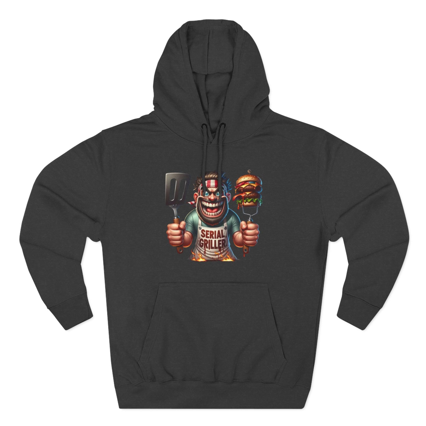 Three-Panel Fleece Hoodie