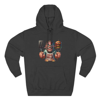 Three-Panel Fleece Hoodie