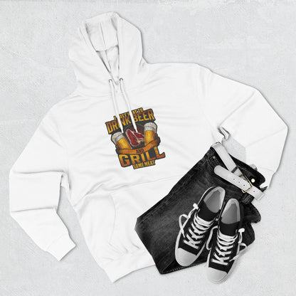 Three-Panel Fleece Hoodie