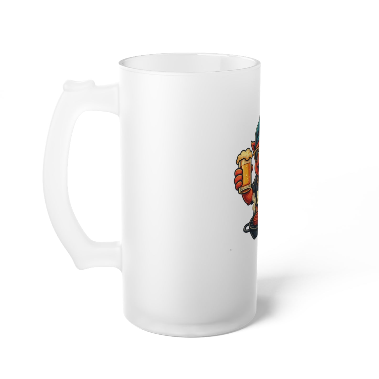 Frosted Glass Beer Mug