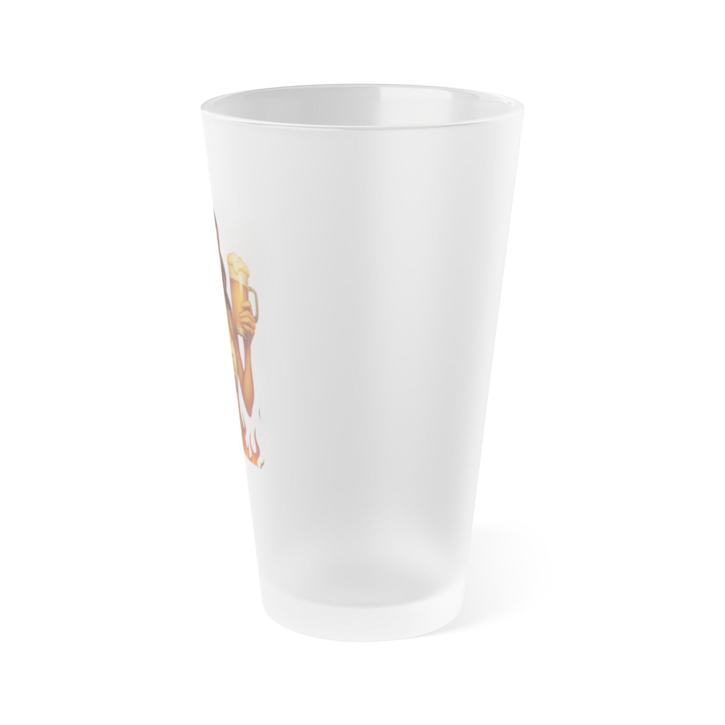 Frosted Pint Glass, 16oz
