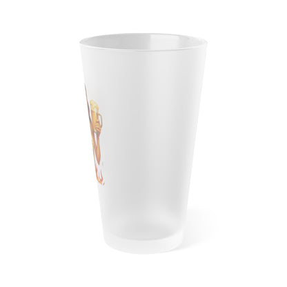 Frosted Pint Glass, 16oz