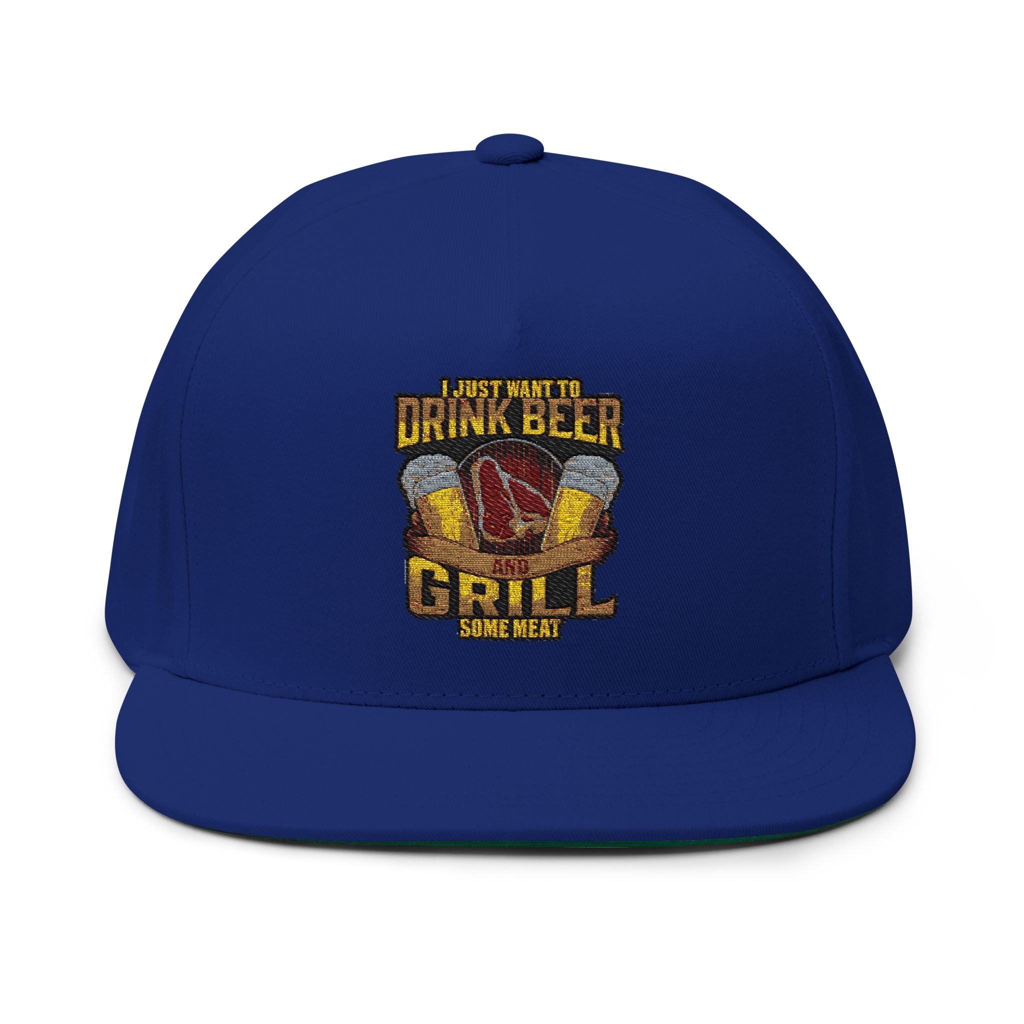Flat Bill Cap (Embroidery)