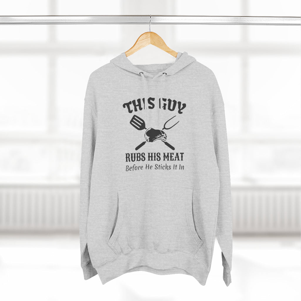 Three-Panel Fleece Hoodie