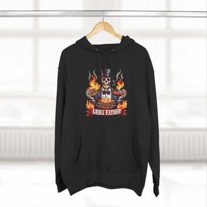 Three-Panel Fleece Hoodie