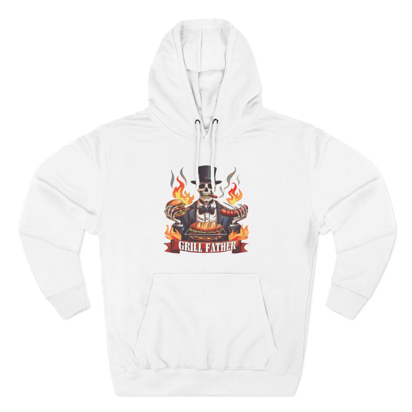 Three-Panel Fleece Hoodie