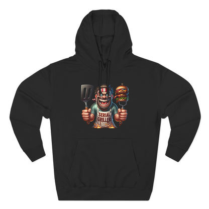 Three-Panel Fleece Hoodie