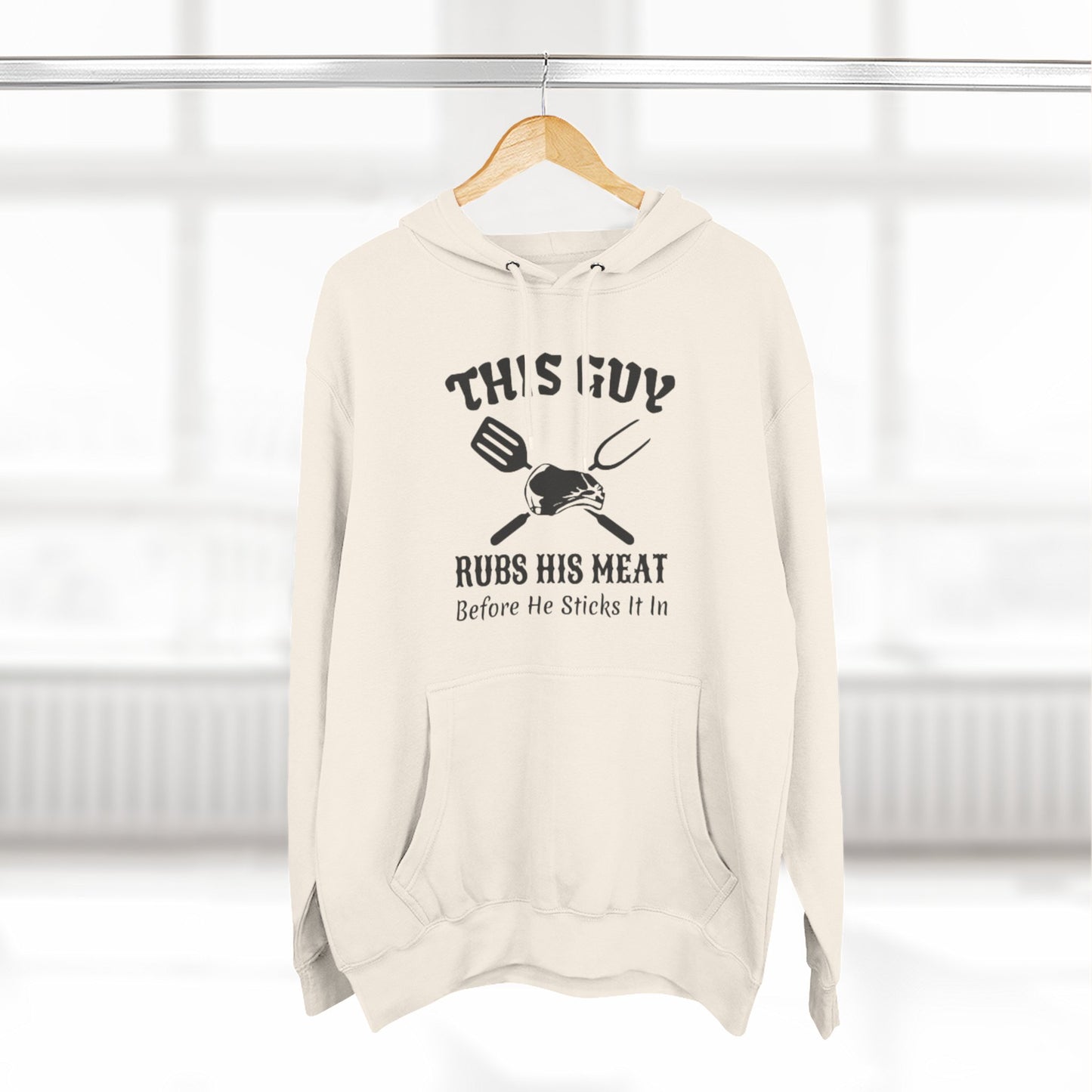 Three-Panel Fleece Hoodie