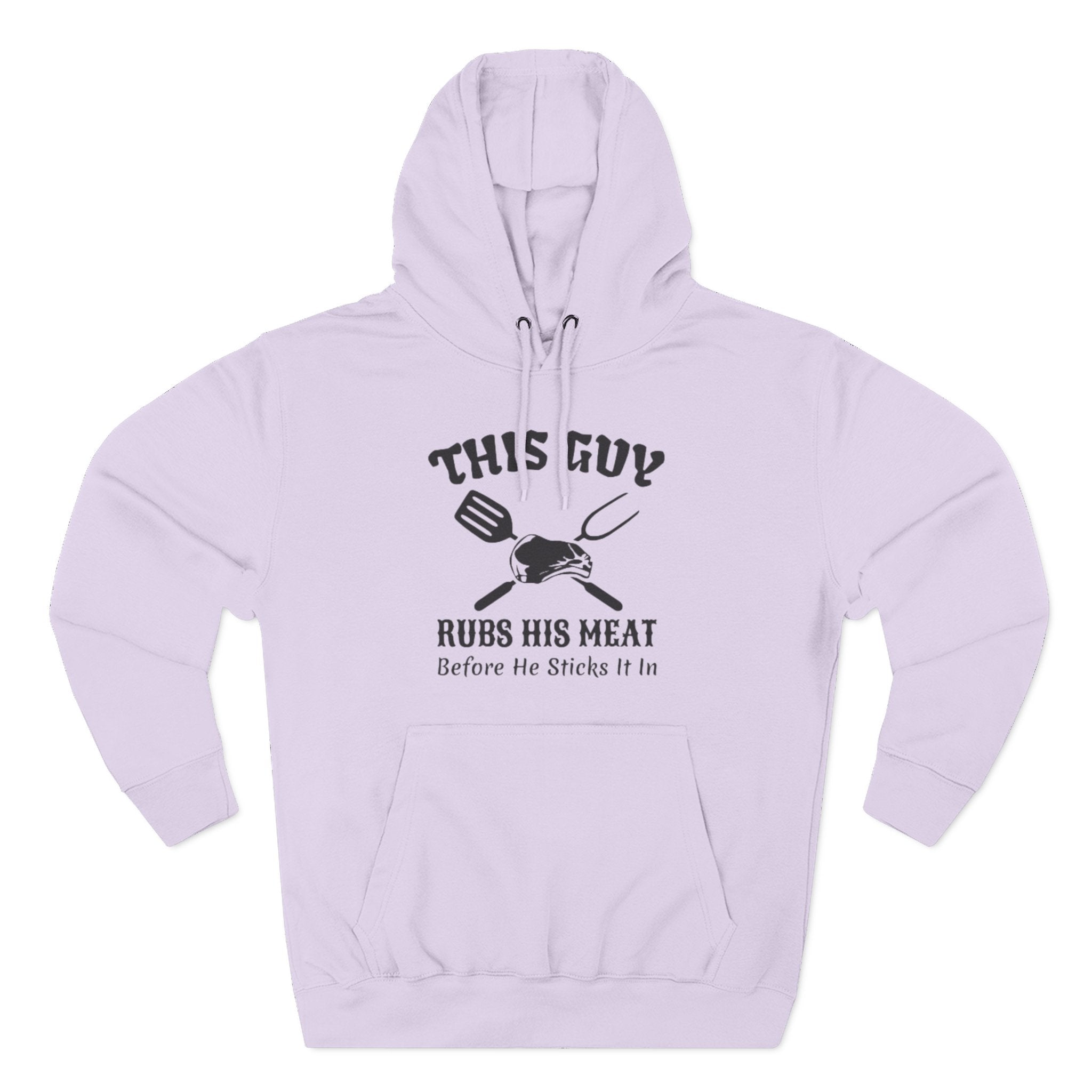 Three-Panel Fleece Hoodie