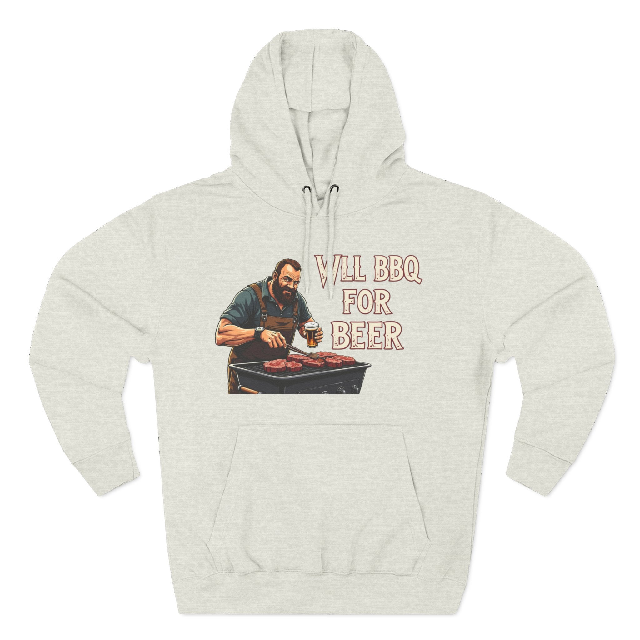 Three-Panel Fleece Hoodie