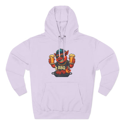 Three-Panel Fleece Hoodie