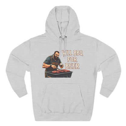 Three-Panel Fleece Hoodie