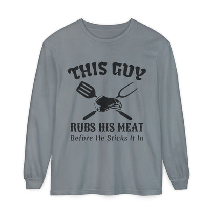 Unisex Garment-dyed Long Sleeve T-Shirt