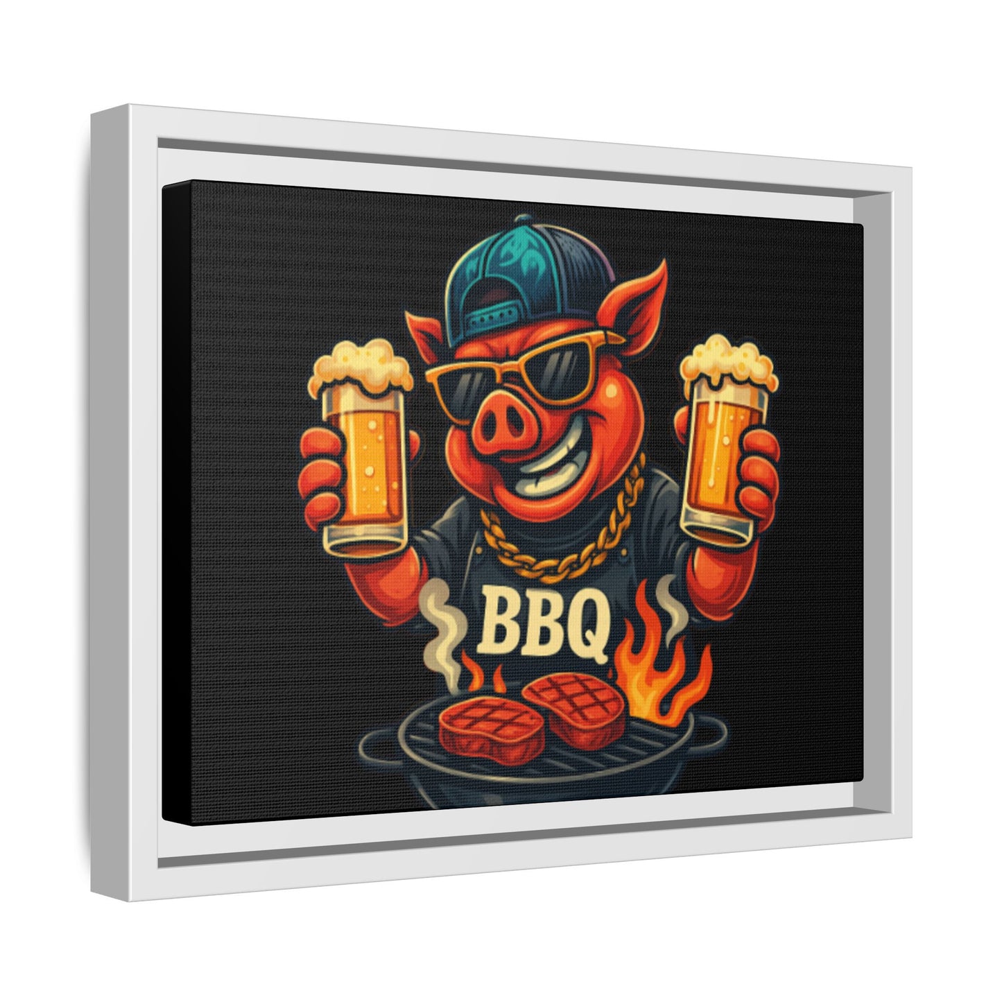 Matte Canvas, Framed (Multi-color)