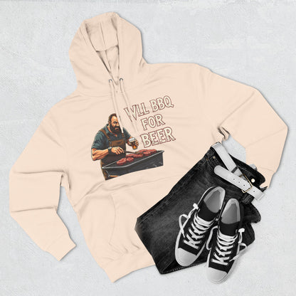 Three-Panel Fleece Hoodie