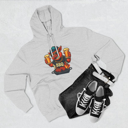 Three-Panel Fleece Hoodie