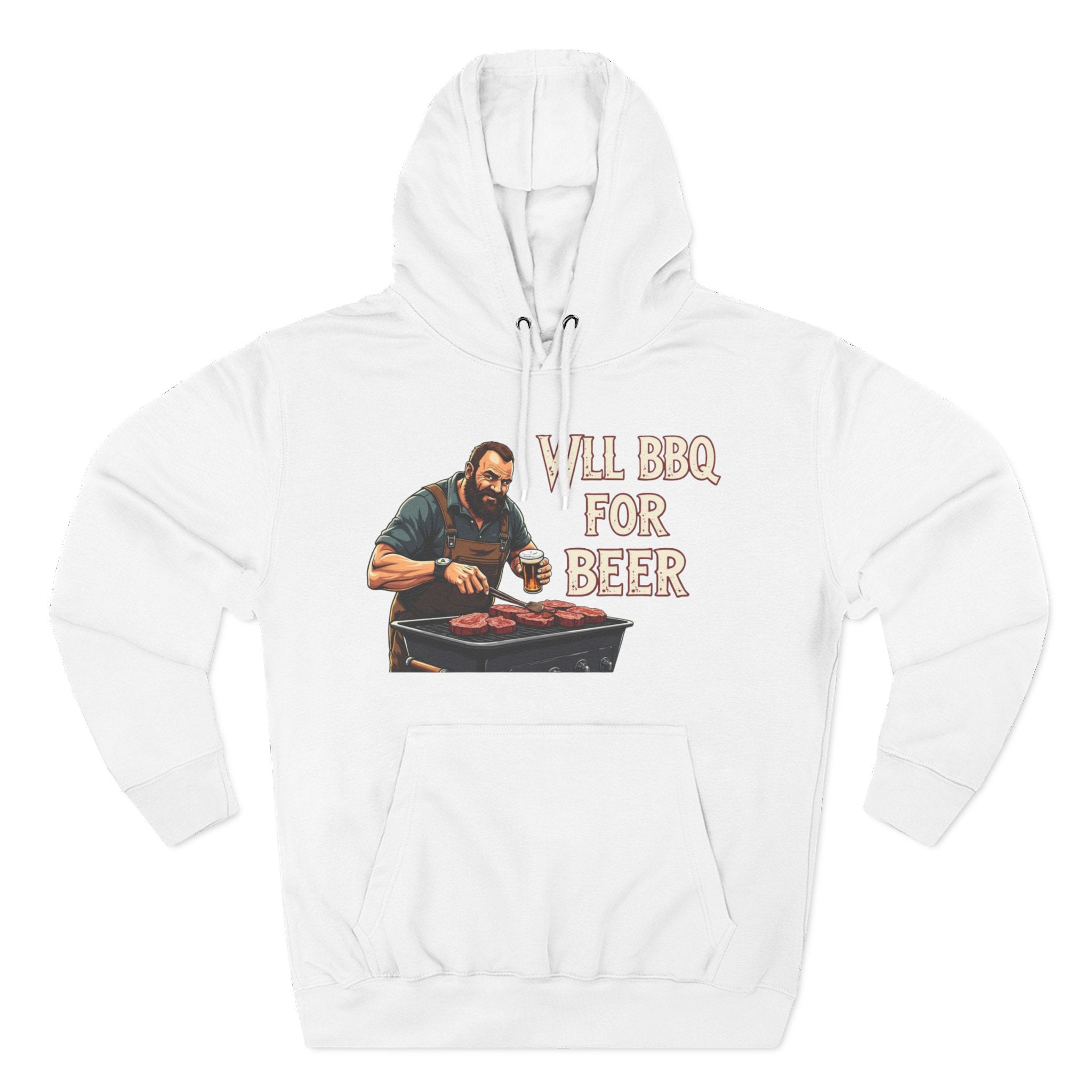 Three-Panel Fleece Hoodie