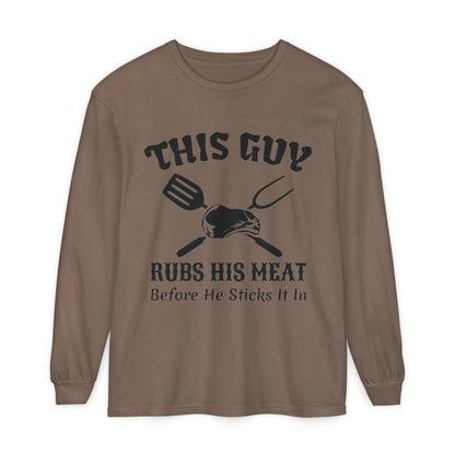 Unisex Garment-dyed Long Sleeve T-Shirt