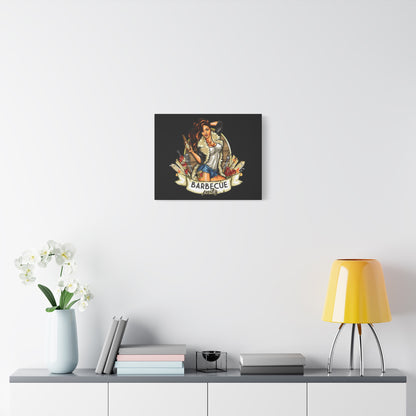 Barbecue Party Canvas Art, Indoor Decor, Perfect for Summer Celebrations, BBQ Lovers, Gift for Friends, Home Wall Decor