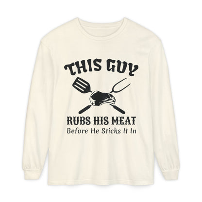 Unisex Garment-dyed Long Sleeve T-Shirt