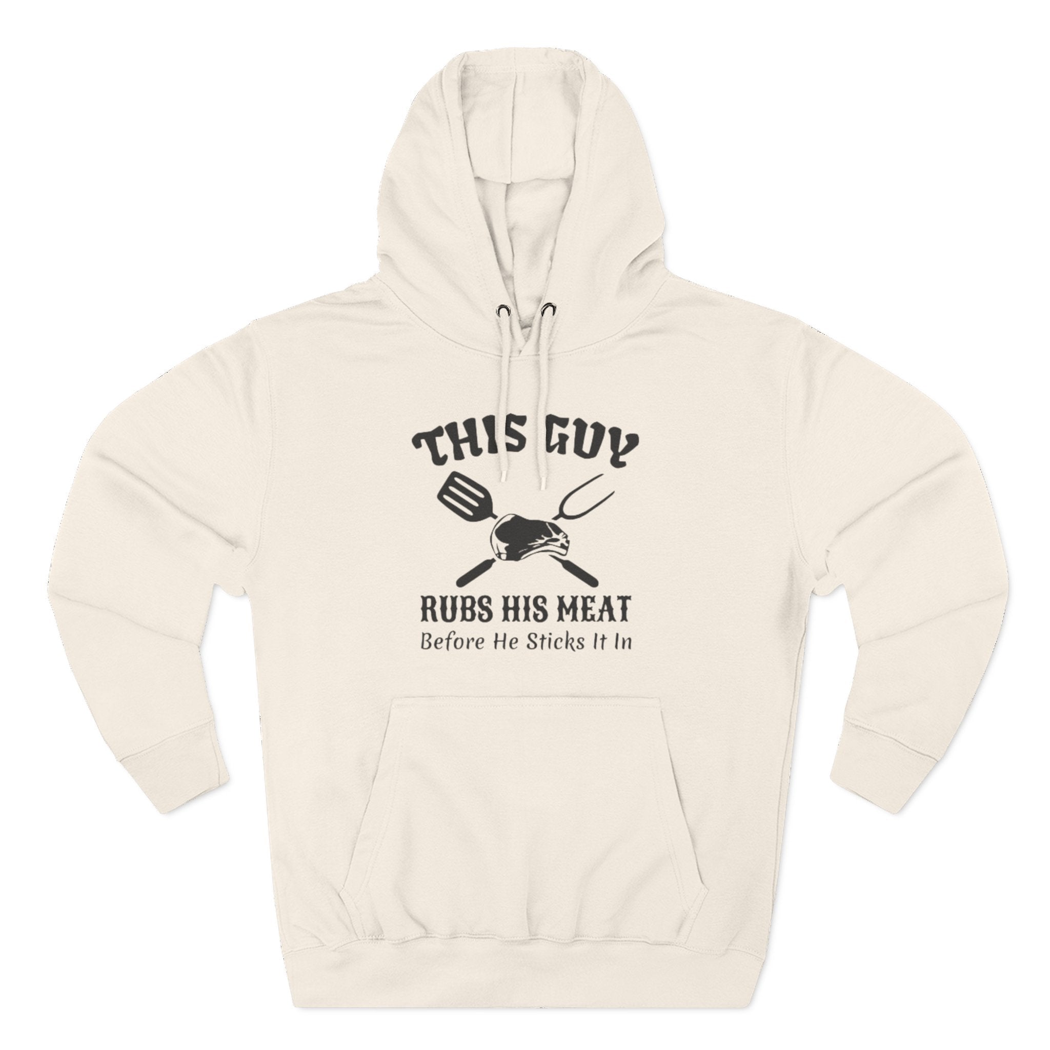 Three-Panel Fleece Hoodie