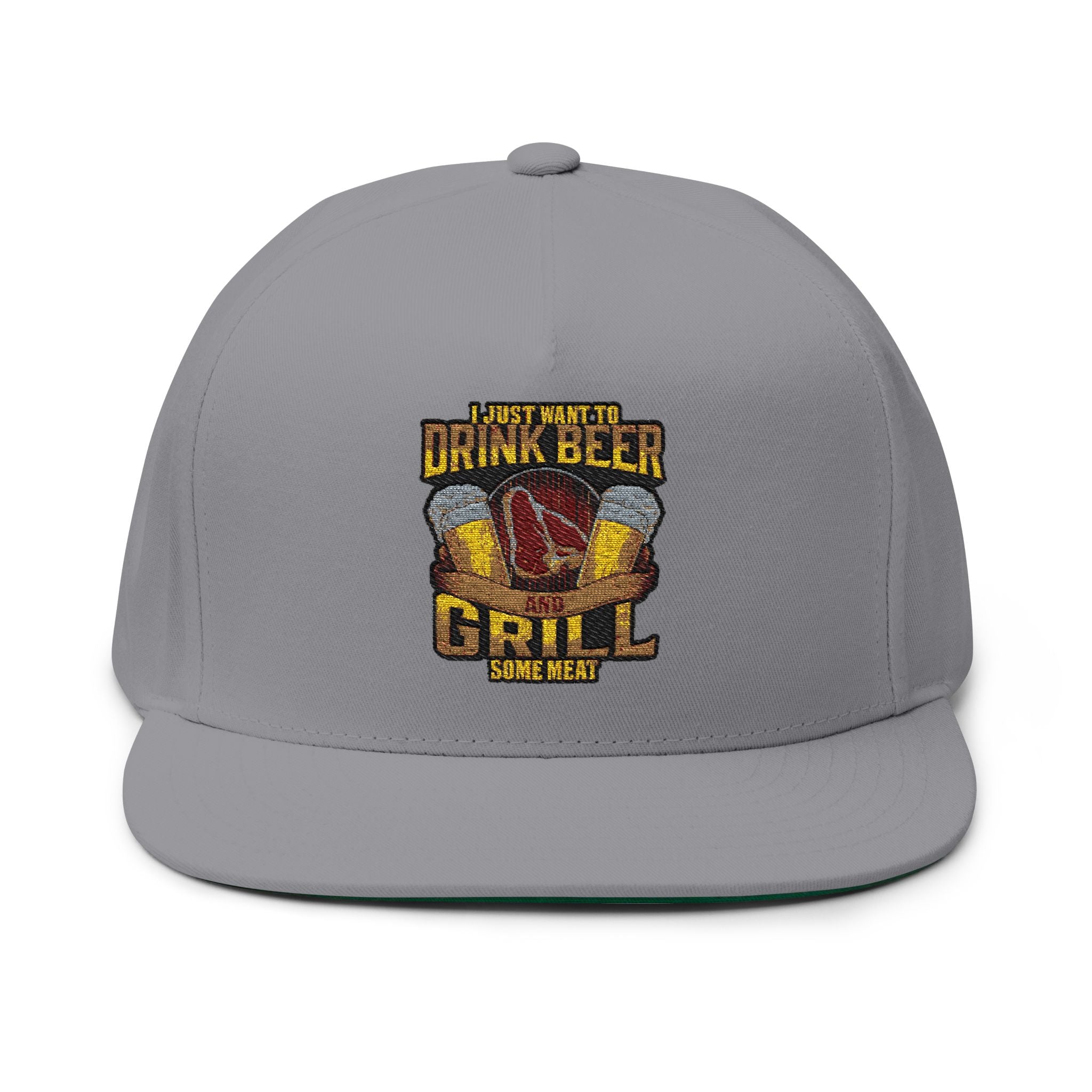 Flat Bill Cap (Embroidery)