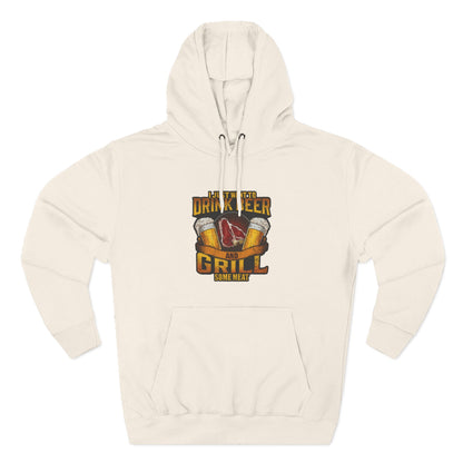 Three-Panel Fleece Hoodie