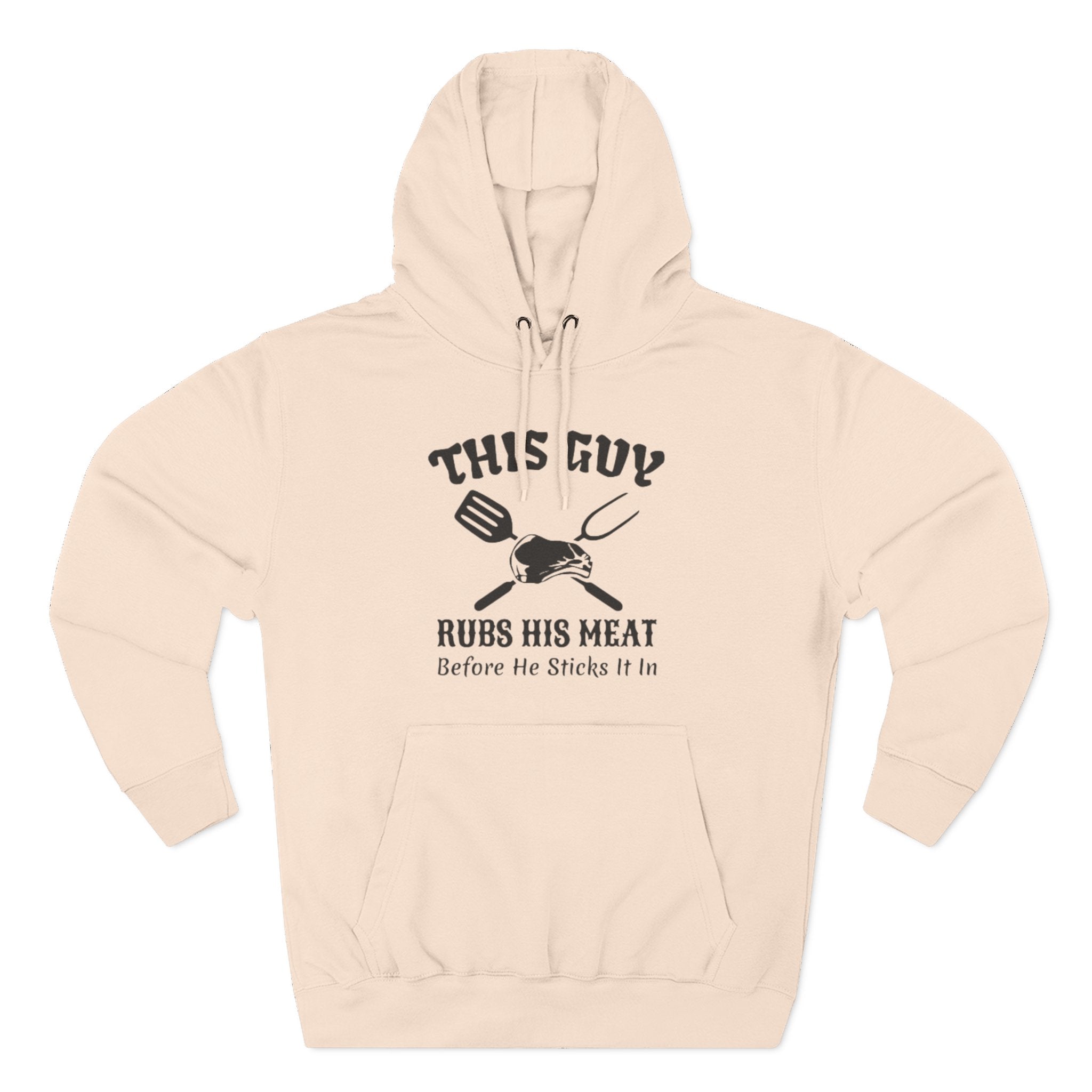 Three-Panel Fleece Hoodie